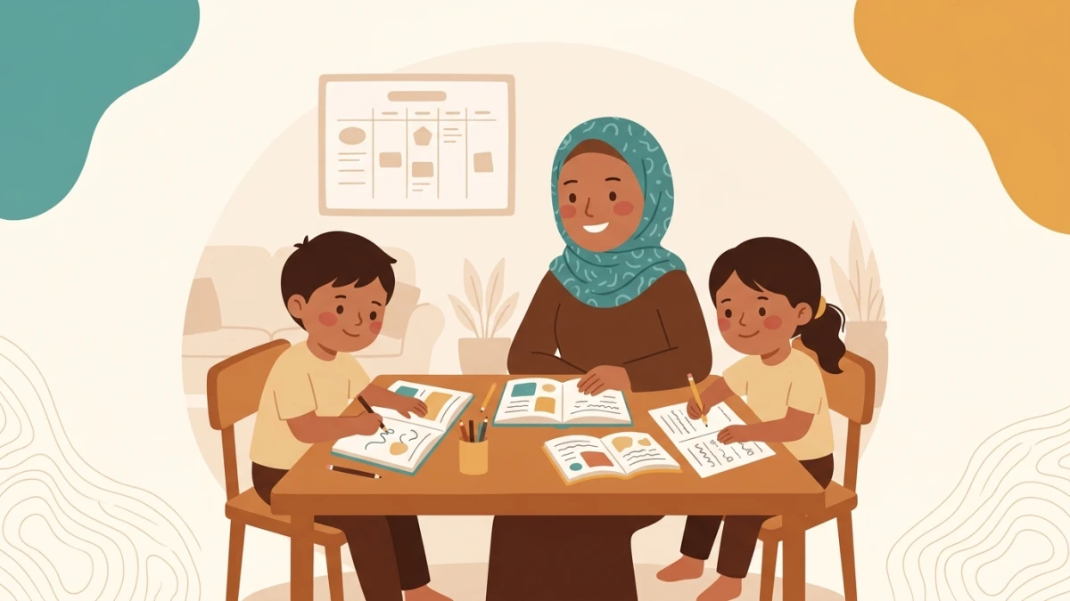 Sampul artikel Panduan Homeschooling untuk Pemula (Persiapan & Kurikulum)