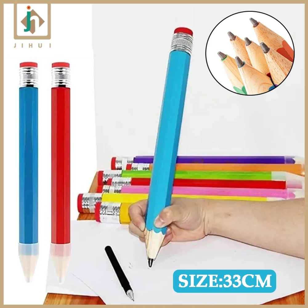 Foto produk Pensil Jumbo Kayu 33 cm (JIHUI)