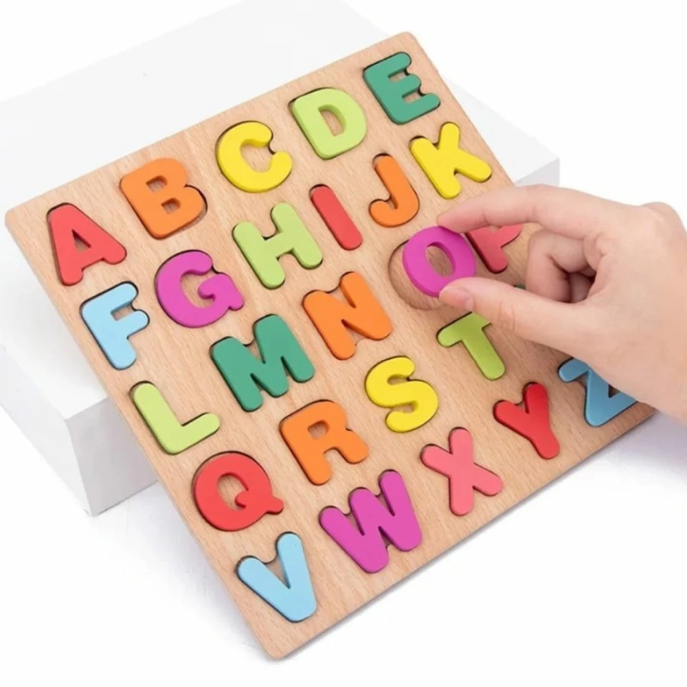 Foto produk Puzzle Kayu ABC & Angka Chunky (EDUFUNTOY)