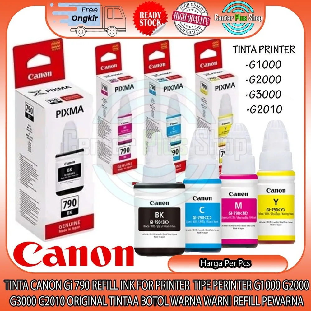 Foto produk Tinta Canon GI-790 Original (untuk Printer Seri G)