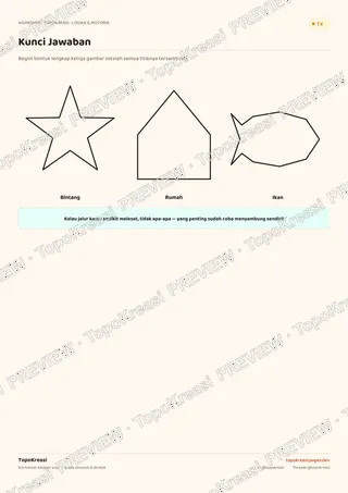 Cuplikan preview halaman 5 worksheet Sambung Titik 1-20 (Connect the Dots) — resolusi rendah bertanda air, bukan file final