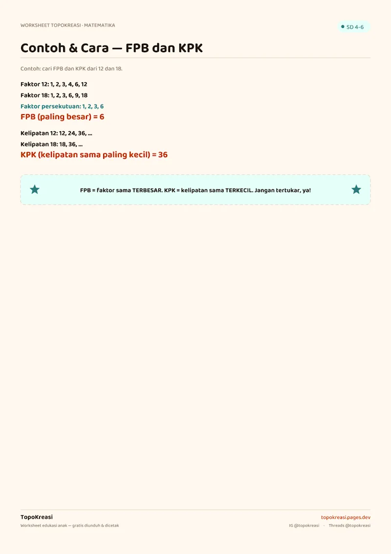 Preview worksheet FPB dan KPK